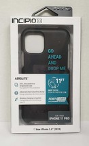 Incipio - Aerolite Case compatible with Apple iPhone 11 Pro - Black/Clear - £11.36 GBP