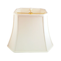 Royal Designs Rectangle Cut Corner Lamp Shade - White - (7 x 9) x (10.25... - $79.95