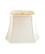 Royal Designs Rectangle Cut Corner Lamp Shade - White - (7 x 9) x (10.25... - £62.61 GBP