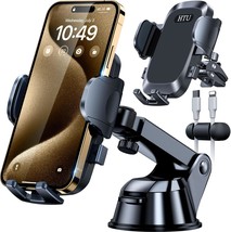 Strongest Shockproof Cell Phone Holder Car Upgraded 5 in 1 Dashboard Phone Holde - £69.86 GBP