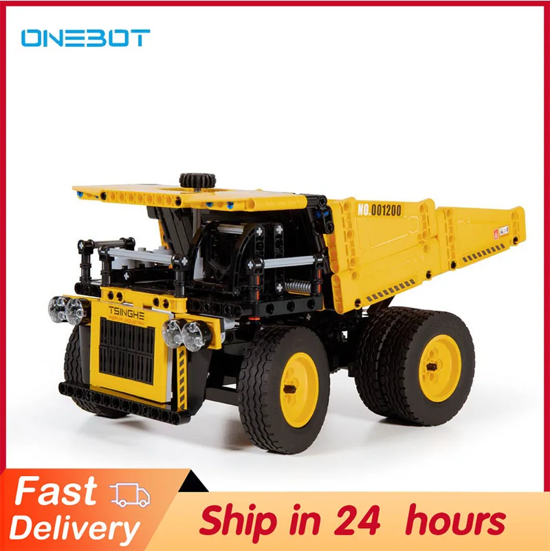 ONEBOT Mine Truck Building Blocks Mechanical Control High Simulation Model Blo - £86.67 GBP+