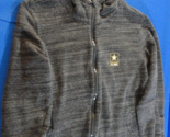 UNDER ARMOUR SEMI-FITTED UNITED STATES ARMY GRAY ZIP UP HOODIE SWEATER W... - $25.91