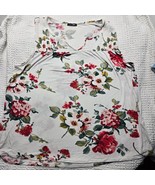 Papermoon Floral Top Size 2X Floral Sleeveless Blouse - $13.85