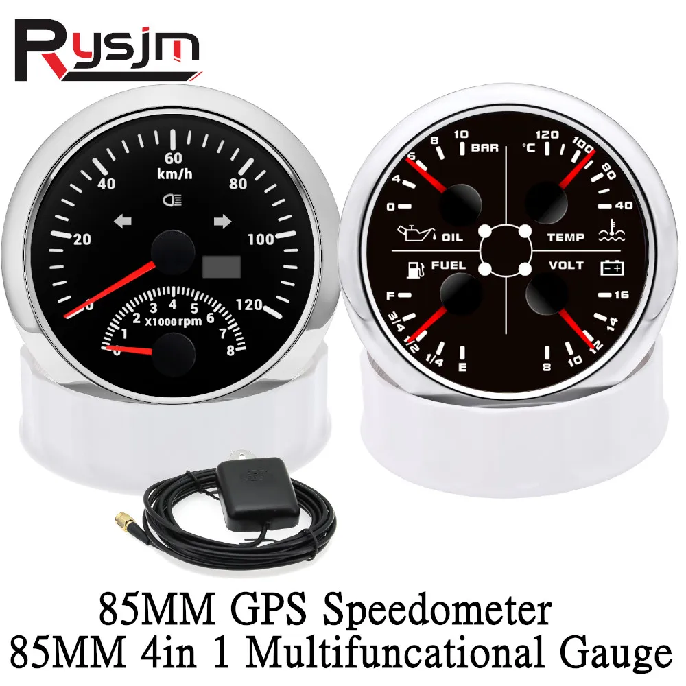 HD 85MM 120KM/H 160KM/H 200KM/H GPS Speedometer Digital Speedometer Tacho Meter+ - £12.68 GBP+