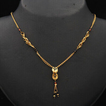 BIS 916 Print Gold 17.3cm Princess Necklaces Grand Daughter Gift Indian Jewelry - £1,030.48 GBP