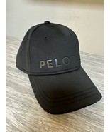 Peloton Hat Black OS Baseball Cap Polyester Red Strap Workout Gym Active... - $9.49