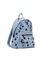 Desigual Women Bag - Fashion Designer Light blue Backpack Large New - $2,408.49 MXN