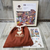 Wentworth 250 Piece Wooden Puzzle &#39;Bookshop Tearoom&#39; Steve Crisp 2018 Co... - £34.92 GBP