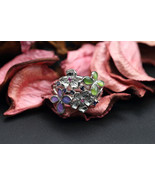 Navia Jewelry Butterfly Wings Graphium weiskei Silver Ring Ruby NR-7W(Rb... - $129.99