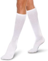 Therafirm Core-Spun Short Knee High Socks 20-30mmHg (White) Large Short - £36.82 GBP