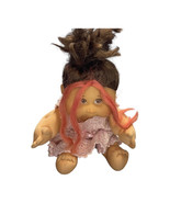 Vintage Cabbage Patch Kids Doll Play Along Doll Brown Hair Pink Dress 20... - $38.69