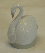 Yakushigama White Swan Porcelain Bell Japan - $16.82