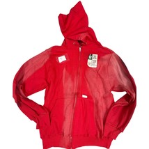 Vtg 60s Deadstock Faded Mayo Spruce Sweatshirt Thermal Lined Hoodie Red ... - $4,152.05 MXN