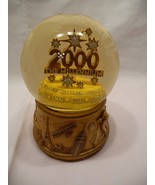 Musical Water Globe 2000 millennium, Happy New Year - $8.91