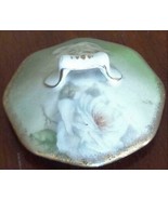 Beautiful Antique China Lid – GORGEOUS HAND PAINTED DESIGN – LID ONLY - $169.16 MXN