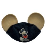 WALT DISNEY Vintage Mickey Mouse Ears Hat - B&amp;W Cap w/ Patch - €33,86 EUR