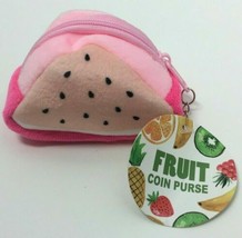 Royal Deluxe Accessories Small Pink Fruit Coin Purse, Free Shipping - $7.05