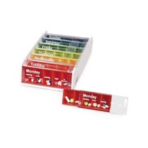 Anabox Weekly Pill Organiser - Rainbow  - $757.14 MXN