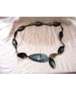 Vintage Concho Style Silver Toned Spoon Linked adjustable Hippie Belt - €45,59 EUR