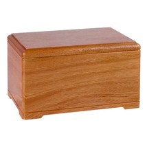 Mahogany Designer Wood Cremation Urn - £149.06 GBP