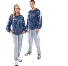 Gold’s Gym Sauna Suit Unisex S/M Blue Fits 24”-32” Waist NEW - $22.99