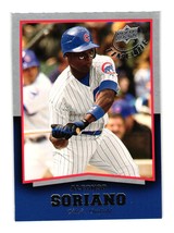 2008 Upper Deck Timeline #13 Alfonso Soriano Chicago Cubs - £2.34 GBP