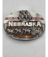 Siskiyou Pewter Belt Buckle - Nebraska - Stagecoach - £9.83 GBP