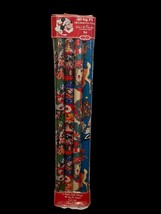 VTG Walt Disney Company 70s Cleo Pinocchio Babies Bambi Christmas Wrappi... - $75.74