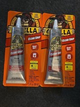 2 Pc Gorilla Clear Grip Waterproof Contact Adhesive, 3 Oz - £19.74 GBP