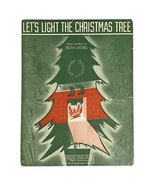 Let&#39;s Light The Christmas Tree Sheet Music Ruth Lyons WWII Holiday Songs... - $178.09 MXN