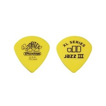 Jim Dunlop 498P 0.73mm Tortex Jazz III Guitar Pick Xl (Pack of 12)  - $18.00