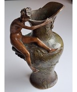 Jug Art Nouveau around 1900 bronze height 15 cm, length 9 cm-
show origi... - $842.89 CAD