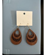 Simple Bohemian Style Wooden Jewelry Trendy Female Earrings - $8.91