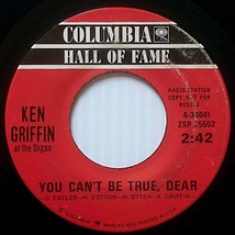 Ken Griffin - The Bells Of St. Mary&#39;s / You Can&#39;t Be True, Dear [7&quot; 45 rpm] - £1.81 GBP