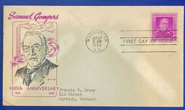 ZAYIX US FDC 988 McCawley - Samuel Gompers labor leader 010622-SM61 - £2.35 GBP