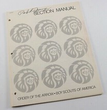 Vtg 1970&#39;s Official Order of the Arrow Section Manual Boy Scout of America BSA - £9.09 GBP