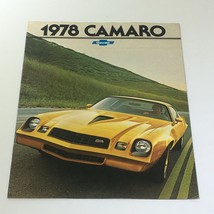 Vintage 1978 Camaro Z28 by Chevrolet 4-Speed 350 V-8 Engine Car Catalog Brochure - £15.44 GBP