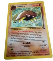 Kabuto Pokémon TCG 50/62 1999 Fossil Non-Holo Common Vintage LP - $1.25