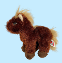 Ganz Webkinz Lil Kind Horse 9&quot; Plush Stuffed Animal Brown NO Code Retired HS103 - £9.01 GBP