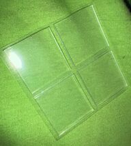 4 pieces  - 1" Pre-Cut Squares Gorilla Tough &amp; Clear Double Sided Mounti... - $3.95