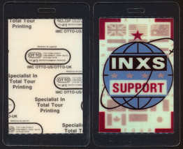 1987-88 INXS Laminated OTTO Support Backstage Pass from the Calling All ... - $9.50