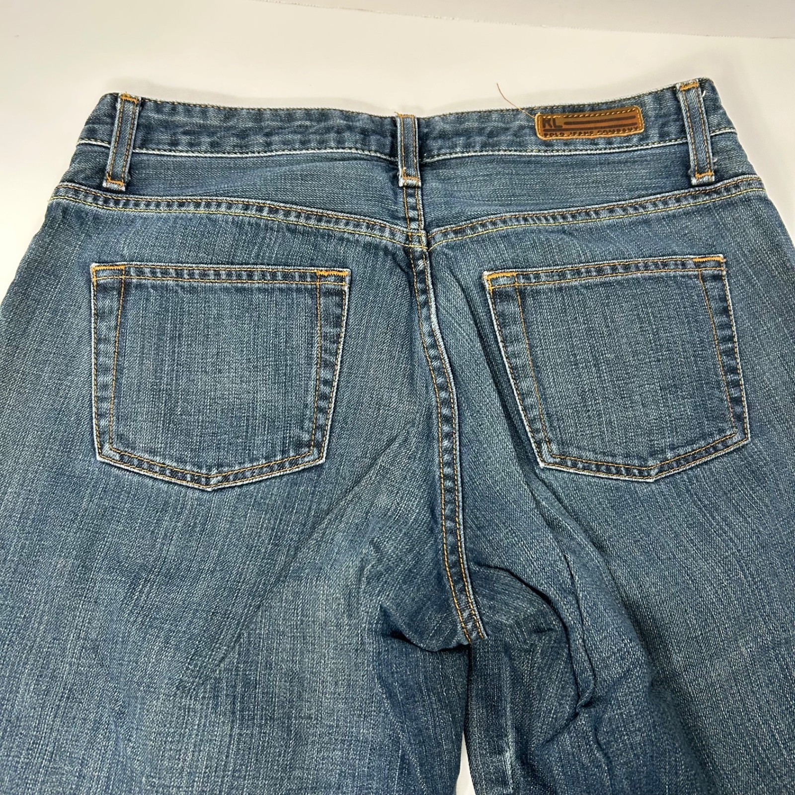 Polo Ralph Lauren Women&#39;s Saturday Jean 6x34 Straight Leg Denim Y2K 30x34 - $23.48