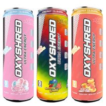 EHP Labs OxyShred Energy Drink 3 Flavor Candy Pack Zero Sugar, Zero Calories - £29.63 GBP