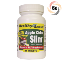 6x Bottles Healthy Sense Apple Cider Slim Dietary Tablets | 24 Per Bottle - £13.32 GBP