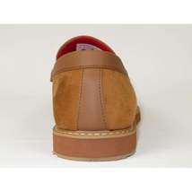 Men Tayno Dressy Casual Penny Loafer Soft Micro Suede Comfortable Drive Camel image 6