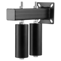 VEVOR Sliding Gate Kit, 6” Rolling Gate Hardware Kit with T-Bracket, Black - $35.99
