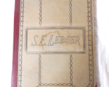 SE LEDGER Herald Square Account Book No 2041 Woolworth Hard Cover Tan Bu... - $14.73