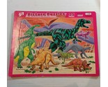 Vtg Patch Picture Puzzle Dinosaurs Puzzle 25 Pieces T-Rex Raptor - $6.92