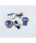 NEW LOS ANGELES DODGERS MLB RUBBERIZED CROC SHOE CHARMS PINS DECORATIONS... - $12.73