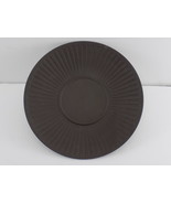 Vintage Dansk Brown Flamestone Fluted SAUCER 6.5&quot; Wide Mid Century c. 1958 - $90.53 MXN